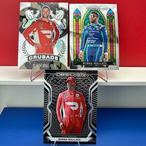 Bubba Wallace NASCAR 3 card lot